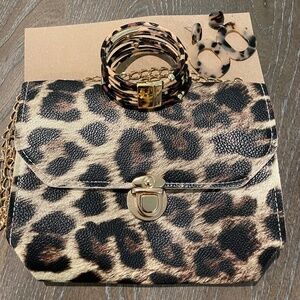 Cheetah Jewelry Set